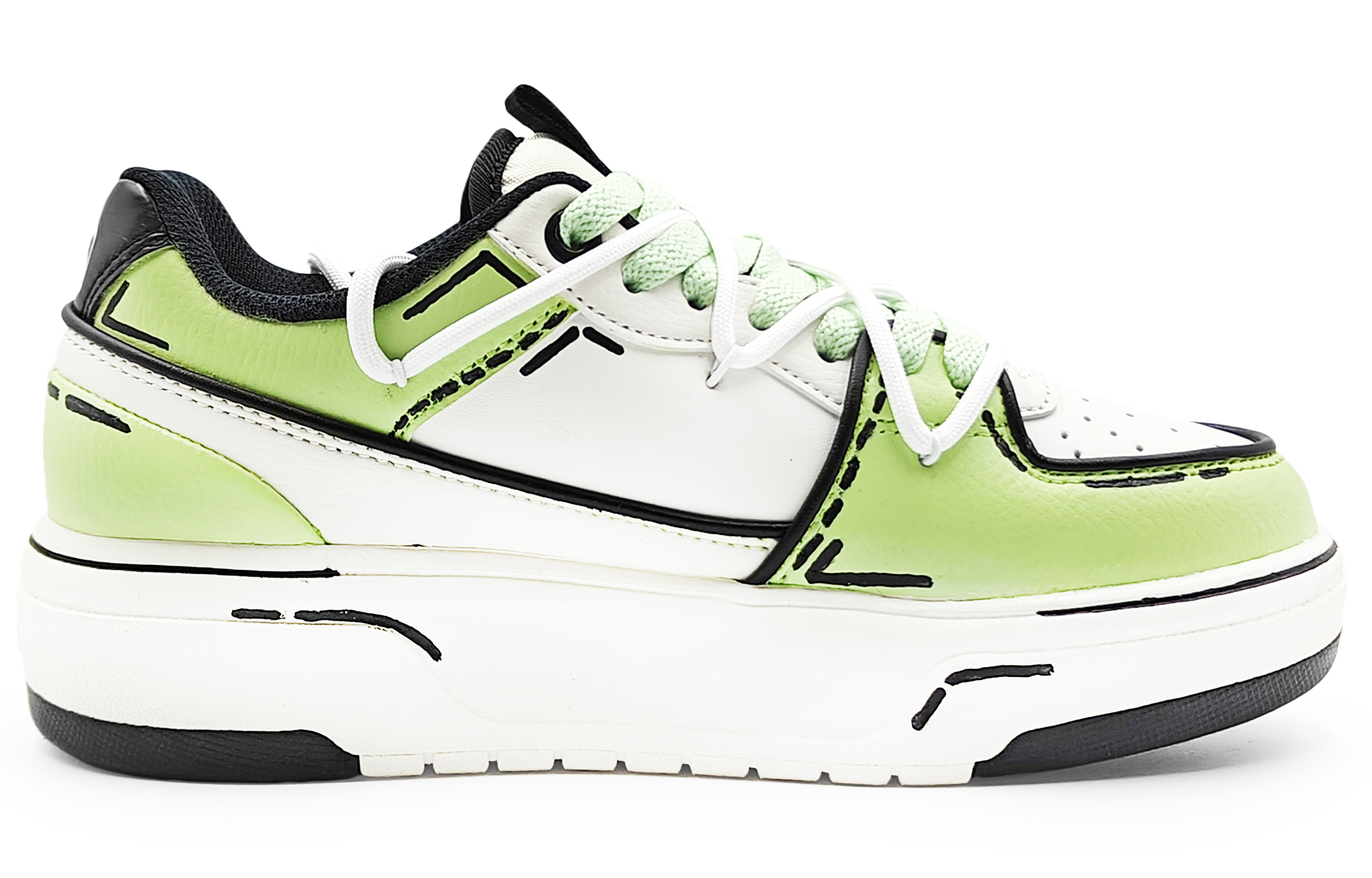 MLB Chunky Liner Abrasion Resistant Low Top Skateboard Shoes Unisex Light Green купить в интернет-магазине Yoocart с быстрой доставкой по России.