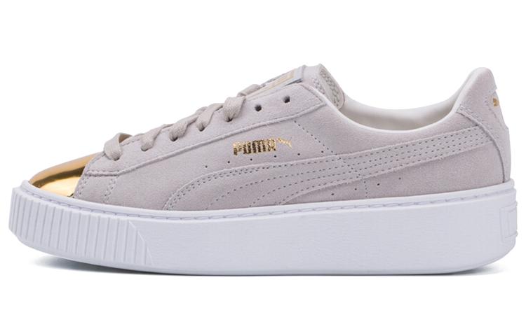 PUMA Suede Platform 'White Gold' Women's