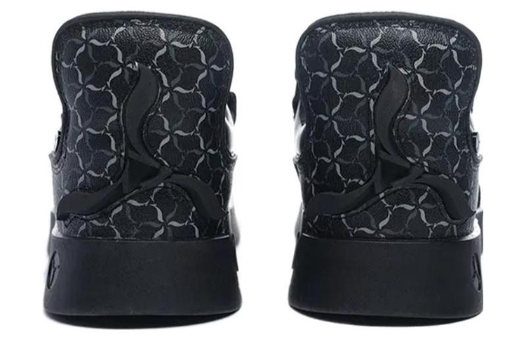 LI NING 1990 Classic Collection Anti Slip Wear Resistant Low Top Skateboard Shoes Men's Black