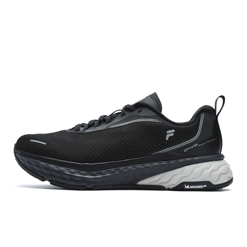 FILA SPD CHEETAH Breathable Rebound Support Low Top Running Shoes Men's Galloping Horse Black