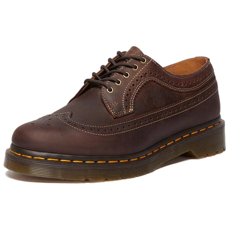 Dr.Martens Originals Wear-Resistant Low-Top Casual Shoes Unisex Dark Brown