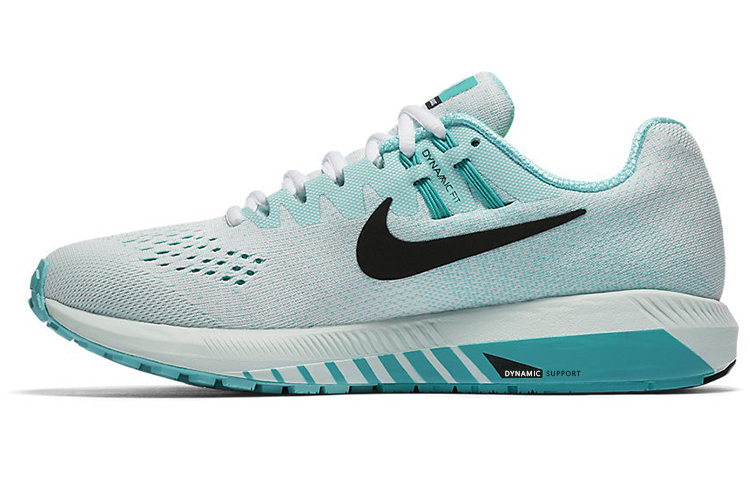 Nike Zoom Structure 20 Running Shoes Women's Low-Top Lake Green