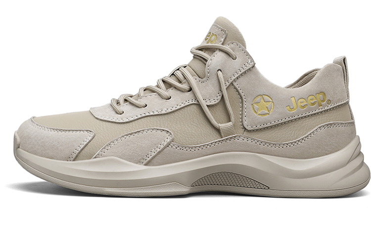 Jeep Low Top Casual Shoes Men's Sand