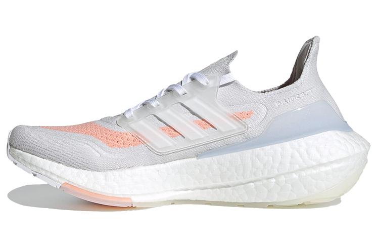 Adidas Ultra Boost 21 White Glow Pink Women's