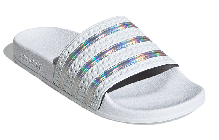 Adidas Adilette Slide 'White Iridescent' Women's купить в интернет-магазине Yoocart с быстрой доставкой по России.