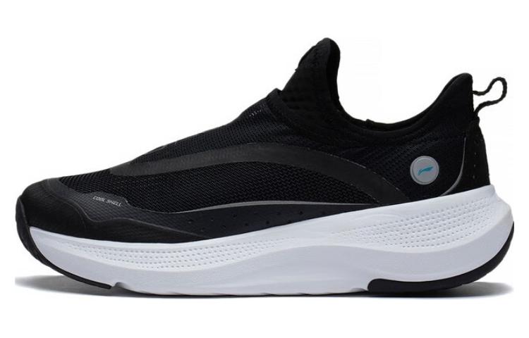 LiNing SOFT GO Go Reflective Anti-Slip And Wear-Resistant Breathable Low-Top Casual Shoes Women's Black