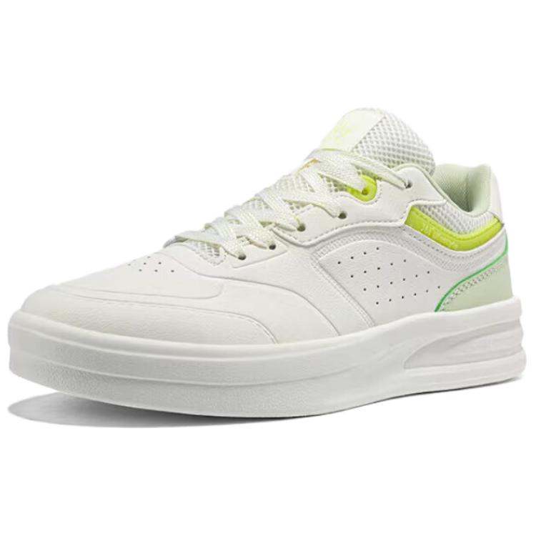 361° Anti Slip Wear Resistant Low Top Skateboard Shoes Women's White Green купить в интернет-магазине Yoocart с быстрой доставкой по России.
