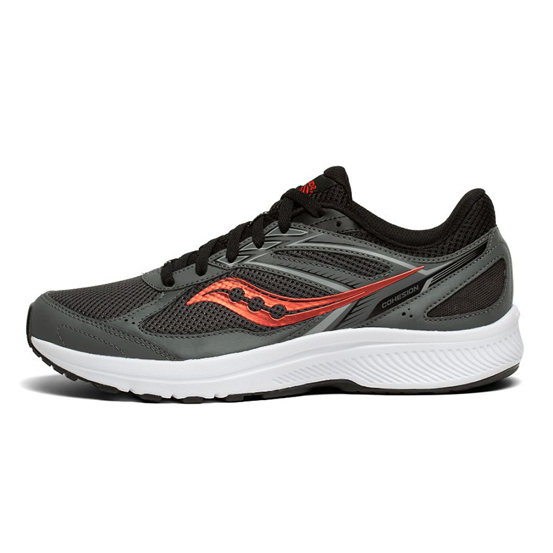 Saucony Cohesion 14 Running Shoes Men Low-Top Gray Black
