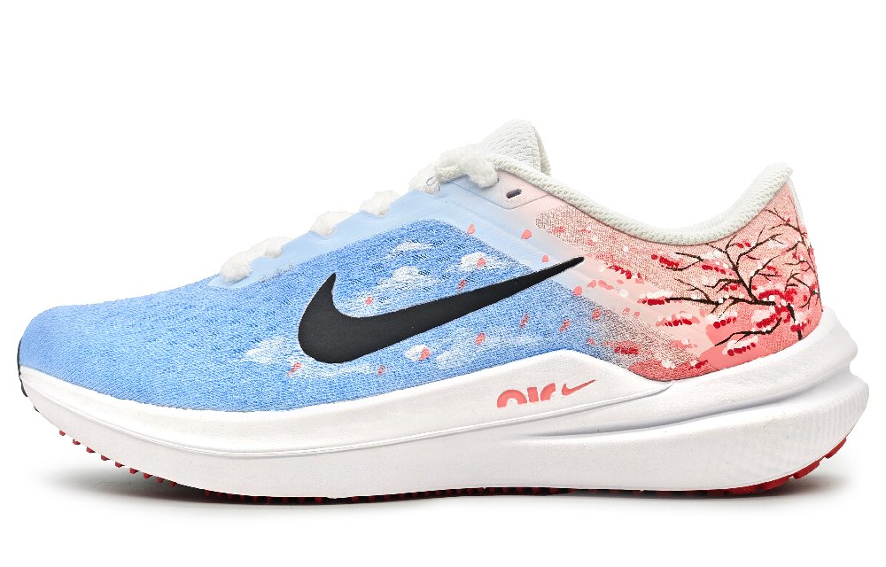 Nike Air Winflo 10 Low-Top Casual Running Shoes Men's Blue Pink