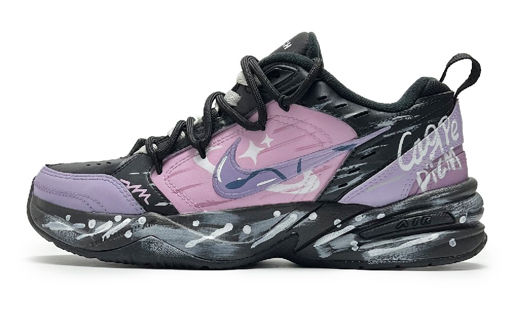 Nike Air Monarch 4 Mocha Luxury Streetwear Outdoor Anti-Slip Wear-Resistant Low-Top Chunky Sneakers Unisex Purple