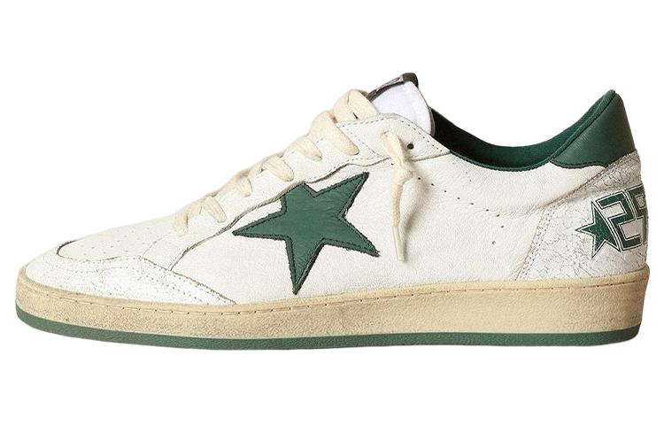 Golden Goose Ball Star Low Top Skateboard Shoes Women's White Vintage Version