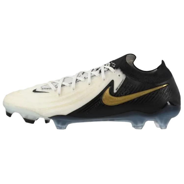 Nike Phantom GX 2 Elite Anti Slip Wear Resistant Soccer Shoes Men's White Black