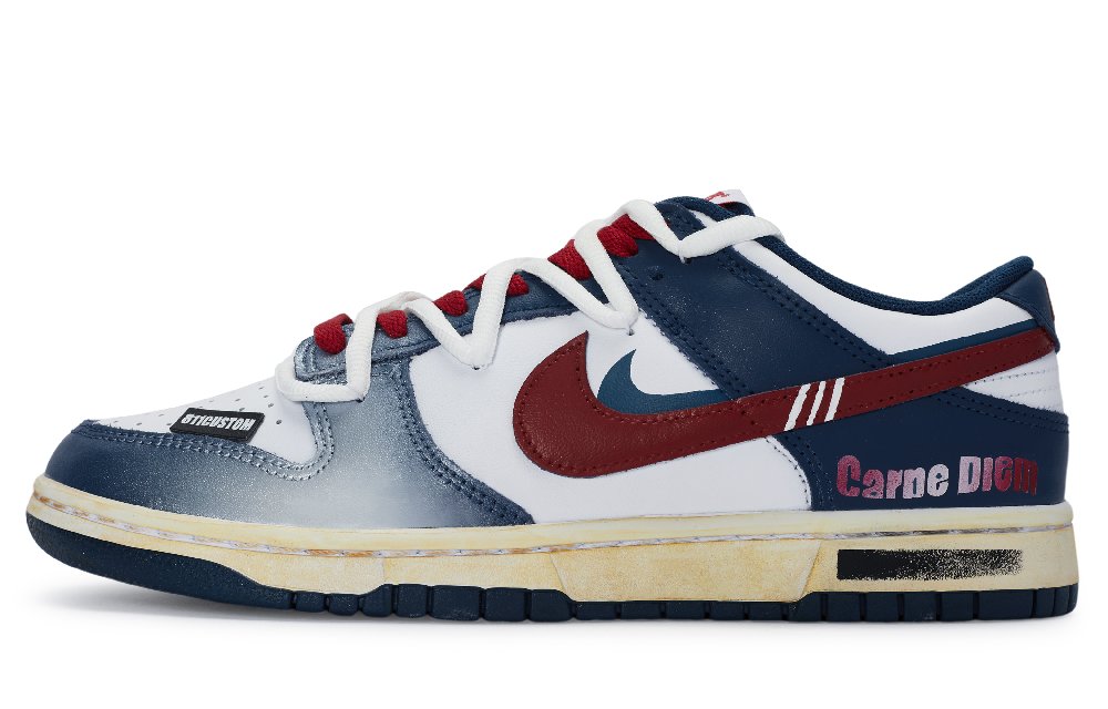 Nike Dunk Skateboard Shoes Men Low-Top Red