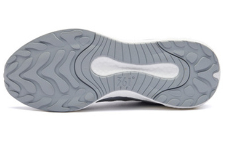 361° Cushioning Low-Top Running Shoes Men's Silver White Comfortable