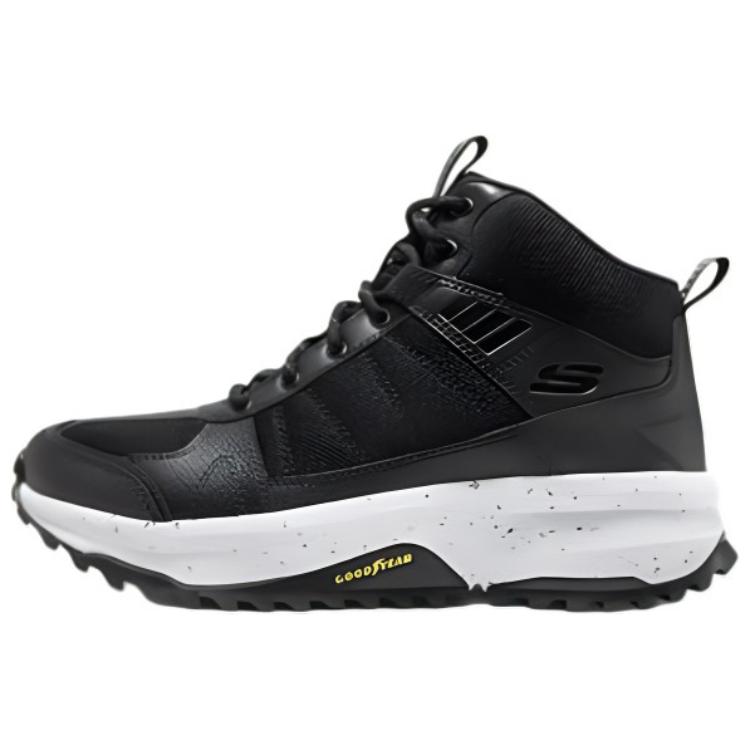 Skechers Utdoor Mens Mid Top Outdoor Shoes Men's Black White