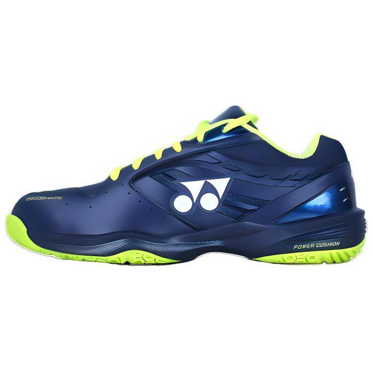 YONEX Cushioned Slip-Resistant Low-Top Badminton Shoes Unisex Blue Green Yellow