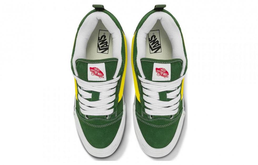 Vans Knu Skool Green Yellow купить в интернет-магазине Yoocart с быстрой доставкой по России.