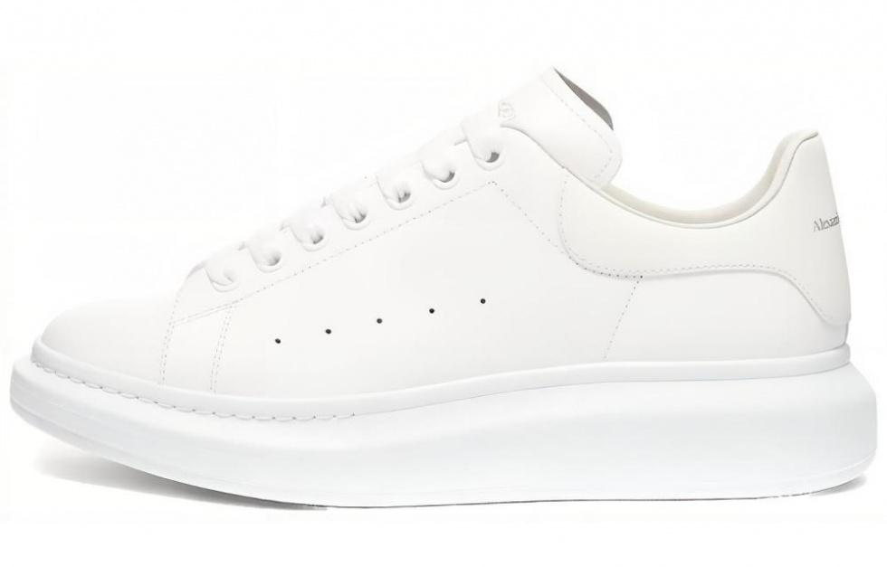 Alexander McQueen Glow In The Dark Heel Tab 'White'