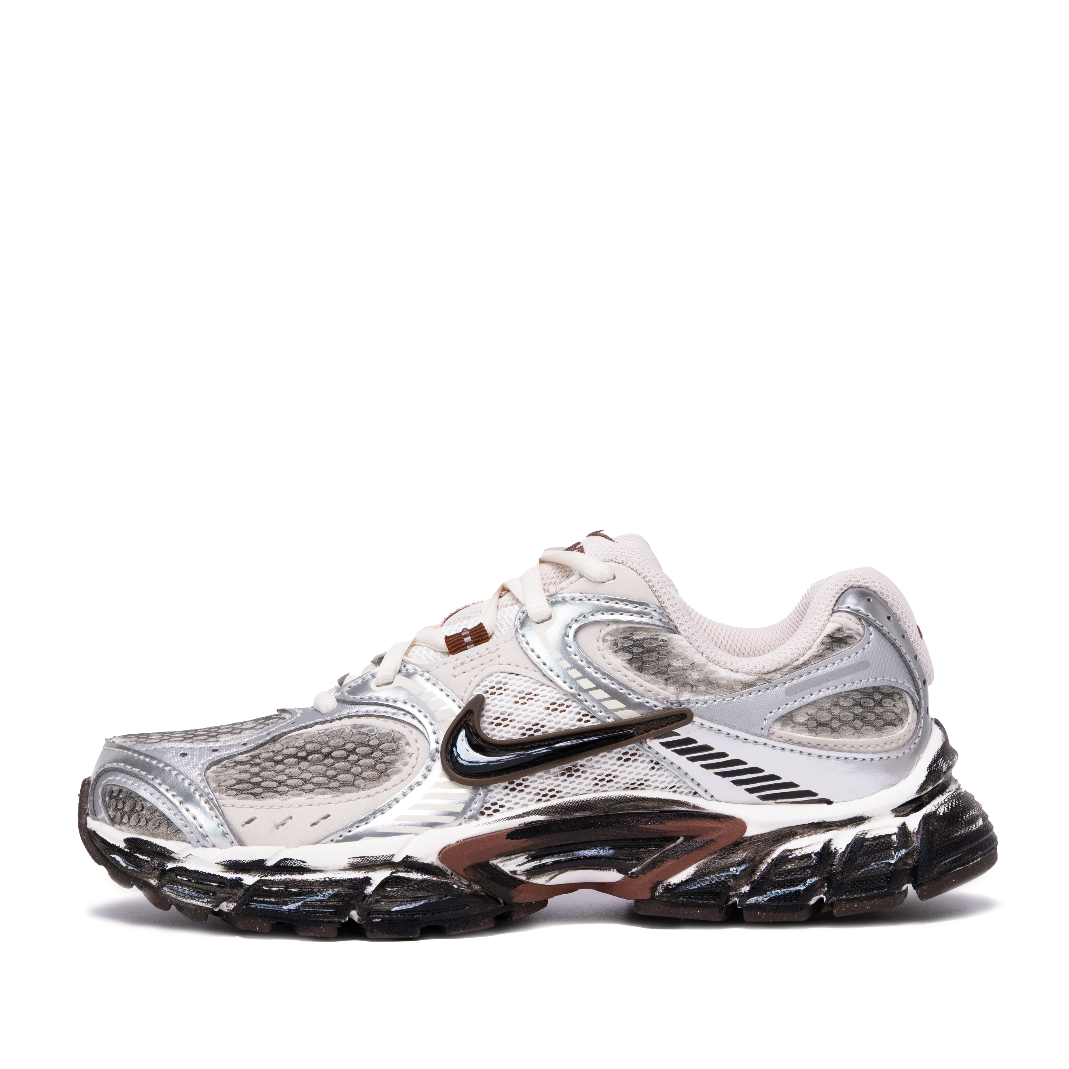 Nike V5 RNR Cushioning Abrasion Resistant Breathable Low top Casual Running Shoes Women's Ecru