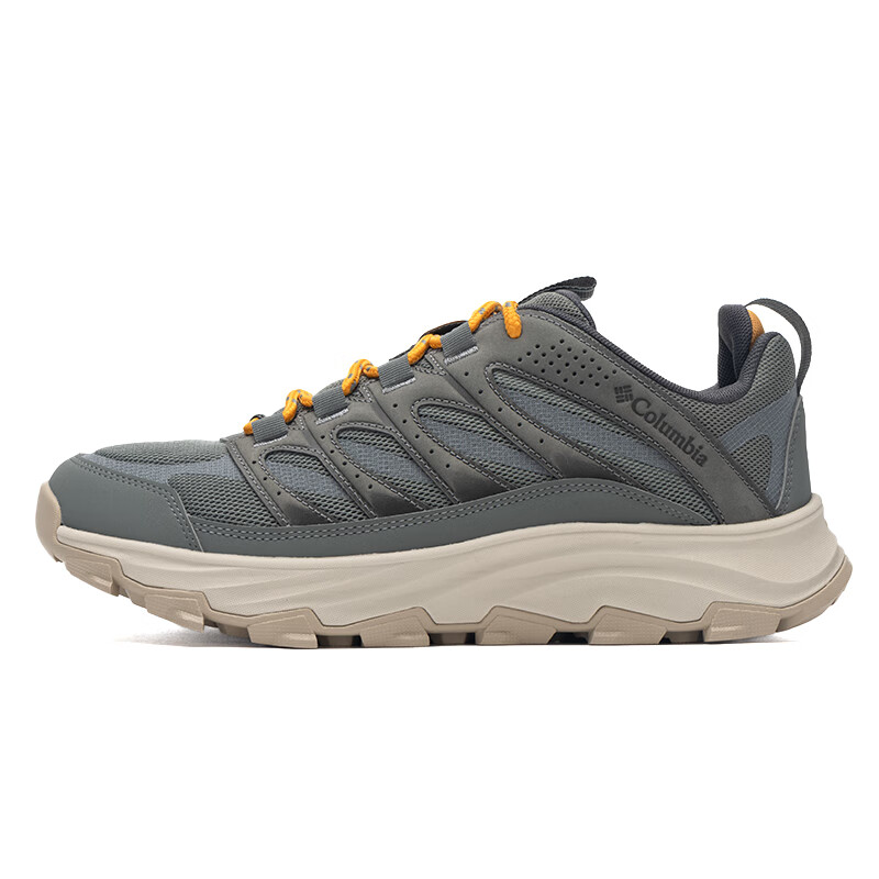 Columbia Slip-Resistant Low-Top Trekking Shoes Men's Gray