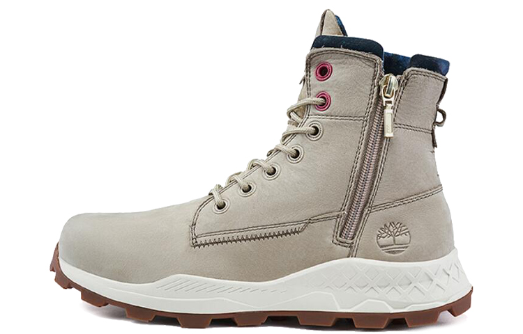 Timberland Brooklyn Side Zip Wide Fit Boots 'Beige Nubuck'