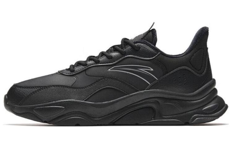 Anta Little Millennium Slip Resistant Abrasion Resistant Low top Casual Shoes Men's Black