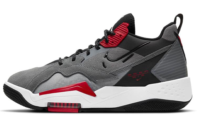 Air Jordan Zoom '92 'Smoke Grey Black Gym Red'