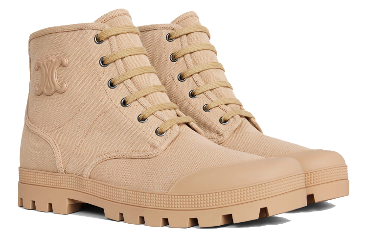 CELINE Ankle Boots Men's Light Brown купить в интернет-магазине Yoocart с быстрой доставкой по России.