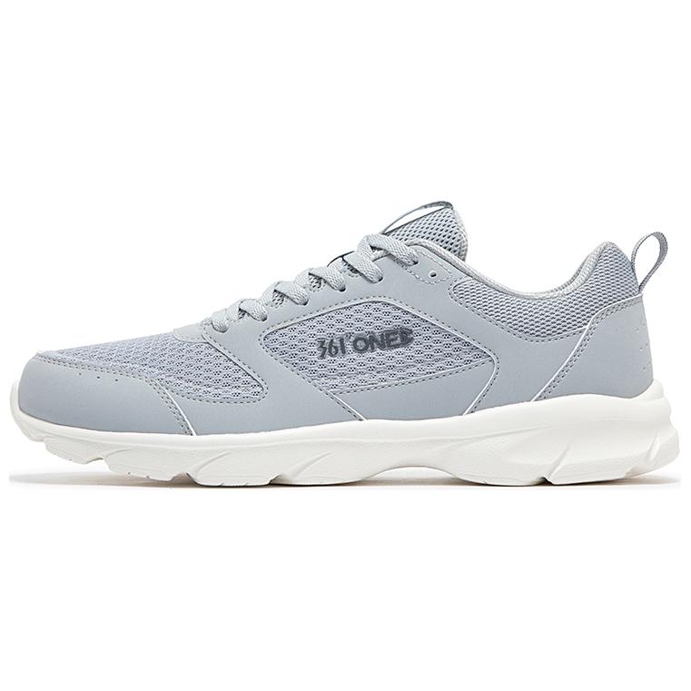 361° Slip-Resistant Breathable Low-Top Running Shoes Men's Gray White