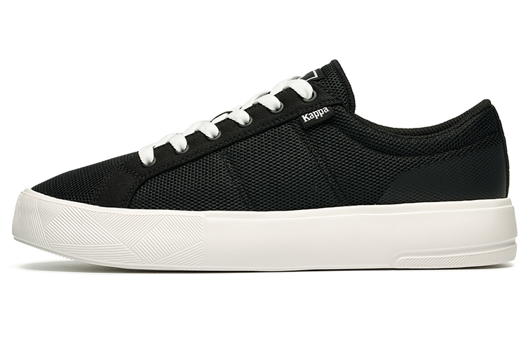 Kappa Slip-Resistant Breathable Low-Top Skateboard Shoes Men's Black