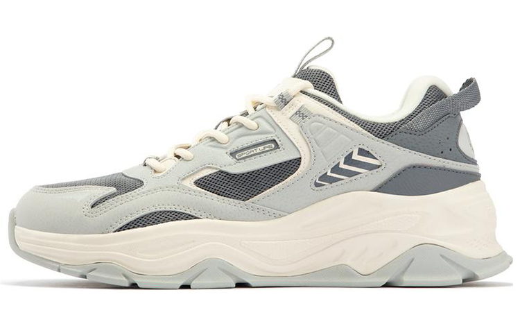 361° Abrasion Resistant Low Top Sports Casual Shoes Women's Gray