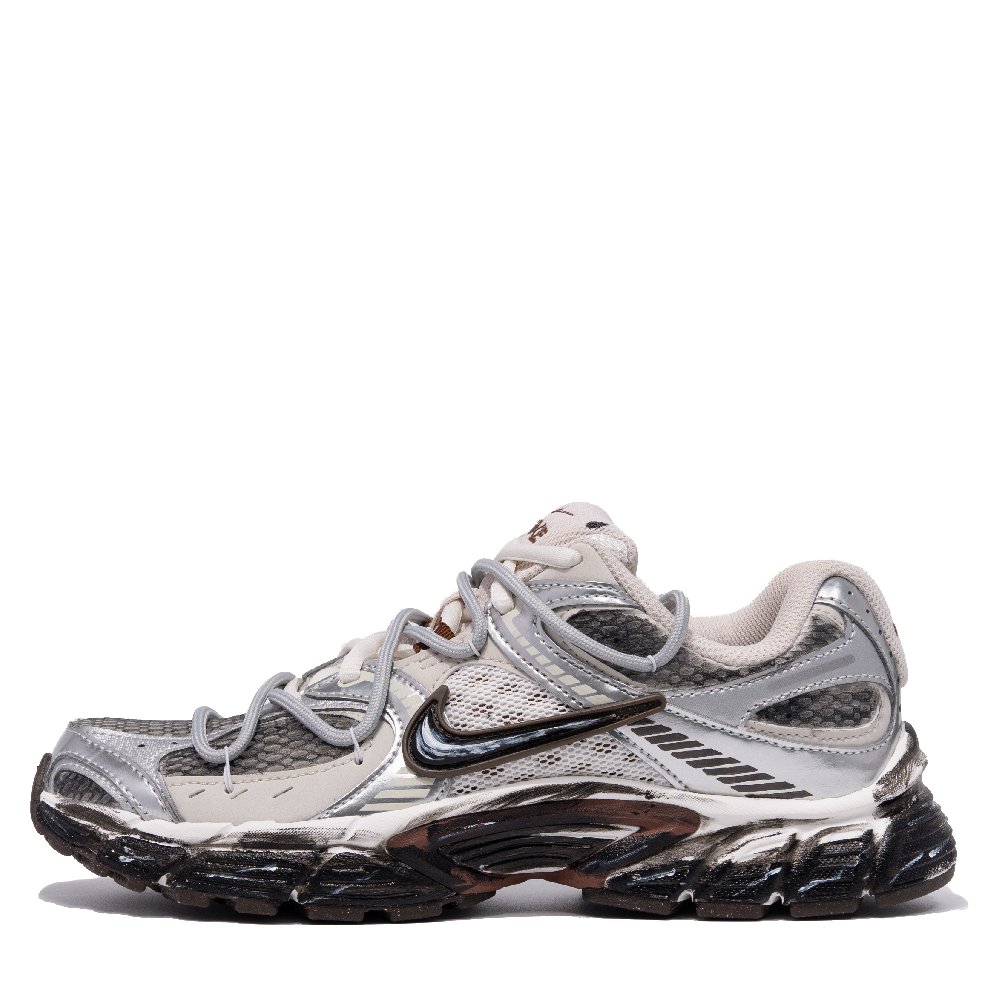 Nike V5 RNR Cushioning, Wear Resistant Low Top Casual Running Shoes Women's Silver Gray