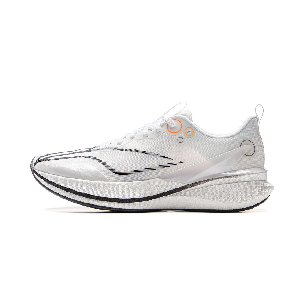 LiNing Red Hare 8PRO Slip Resistant And Abrasion Resistant Coverage Low Top Training Racing Running Shoes Men's White