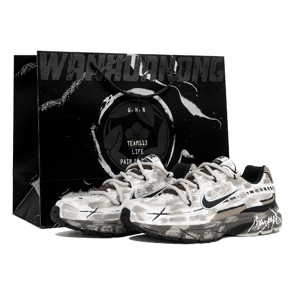 Nike Initiator Slip Resistant Abrasion Resistant Low top Running Shoes Men's Gray Brown