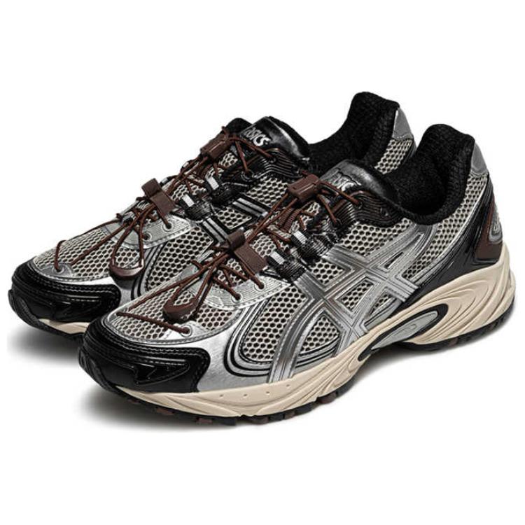 Asics Gel Kahana TR V4 Slip Resistant, Abrasion Resistant, Lightweight Low Top Casual Shoes Unisex Coffee Black Silver