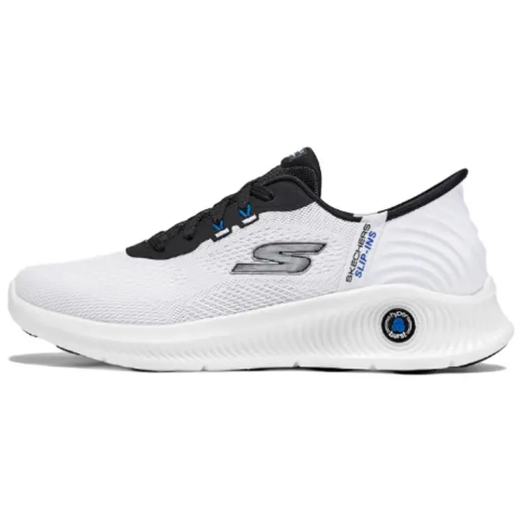 Skechers MEN'S GO WALK Abrasion Resistant Rebound Casual Shoes Men's Black White