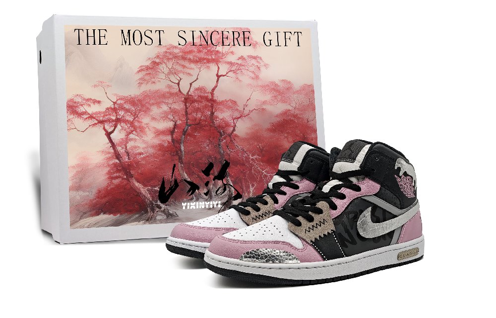 Jordan Air Jordan 1 Vintage Basketball Shoes Women's Mid Top Black