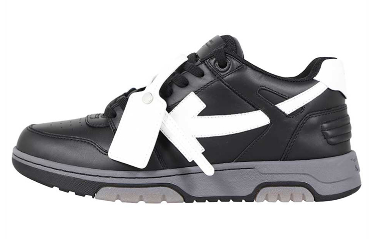 OFF WHITE Out Of Office Ooo Low Tops Black Gray White FW21