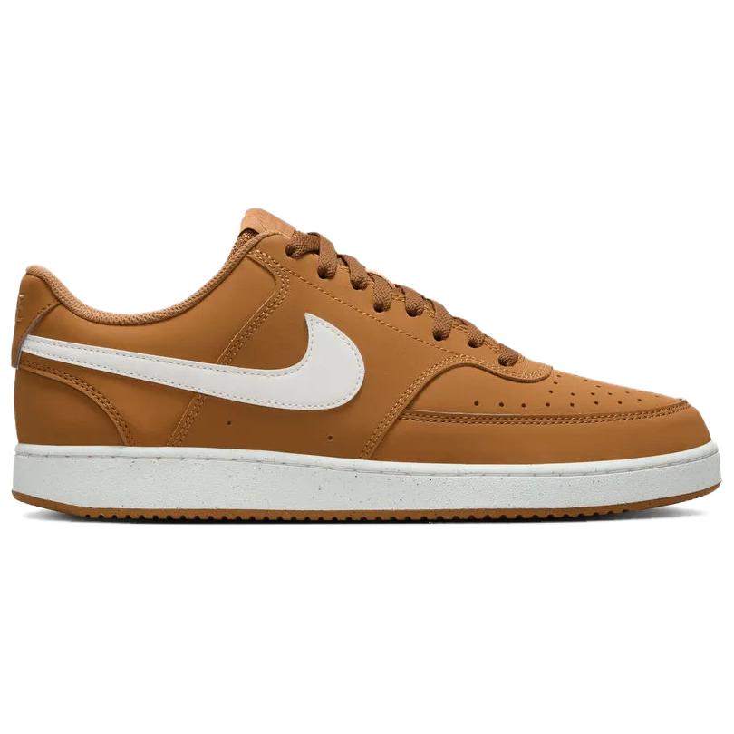 Nike Court Vision Low top Skateboard Shoes Men's Brown