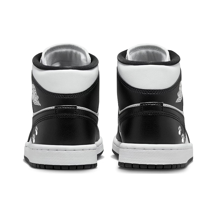 Jordan Air Jordan 1 Vintage Basketball Shoes Women's Mid Top White/Black