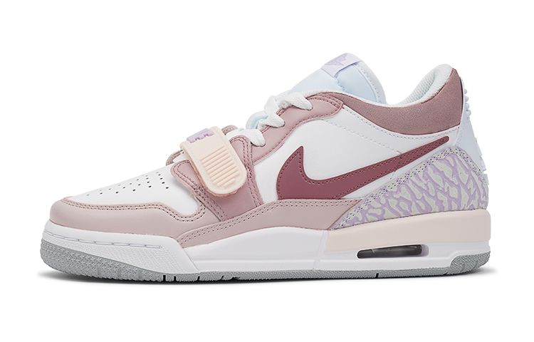 Jordan Legacy 312 Berry Cut, Ancient Red Moon Cushioning, Wear Resistant Low Top Vintage Basketball Shoes GS Red Pink