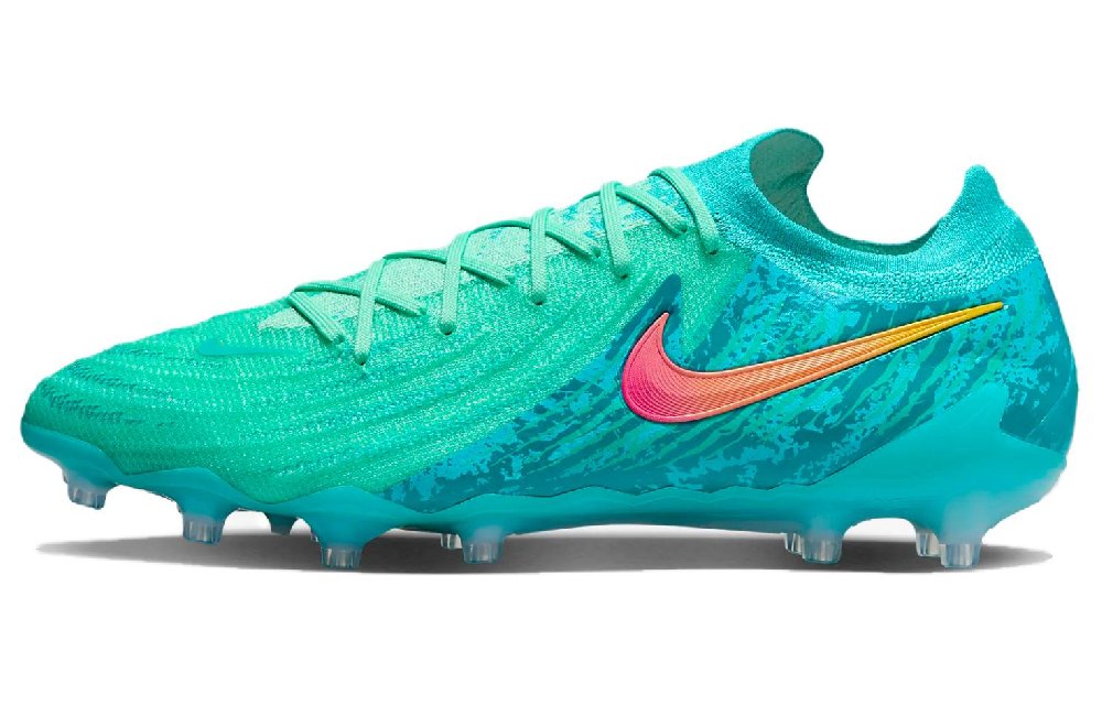 NIKE Футбольные бутсы Низкие Сине-зеленые Унисекс