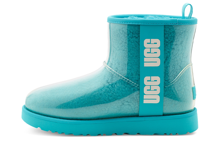 UGG CLASSIC CLEAR MINI Warm Short Snow Boots Women's Aqua Green