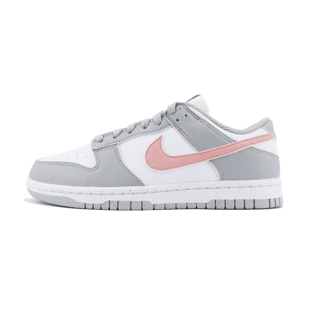 Nike Dunk Retor'Grey Fog' Anti Slip Wear Resistant Low Top Skateboard Shoes Unisex Gray White Red