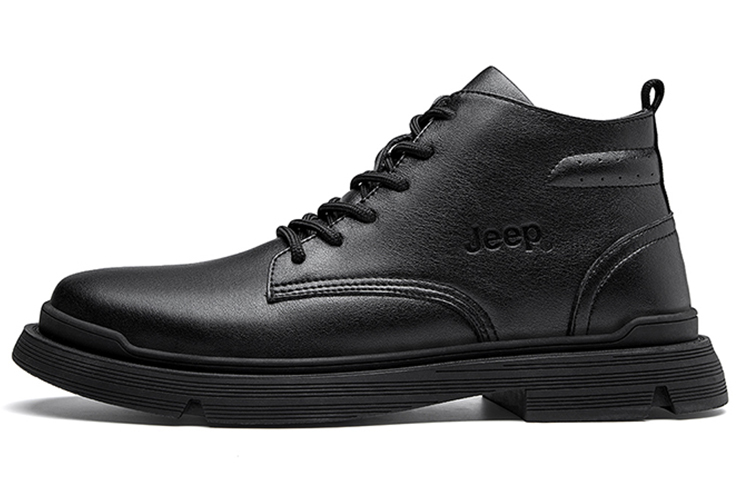Jeep Martin Boots Men Black