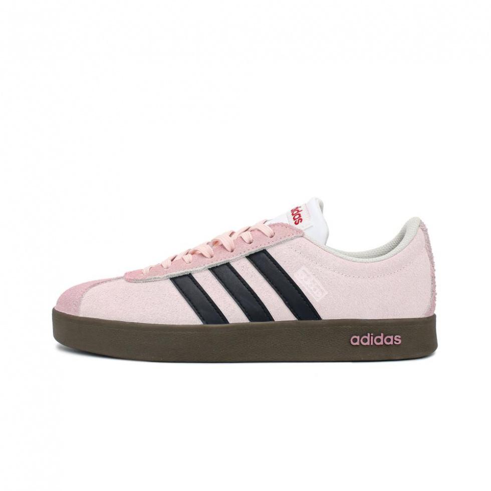 Adidas Neo VL Court 2.0 Wear resistant And Lightweight Low Top Skateboard Shoes Unisex Light Pink