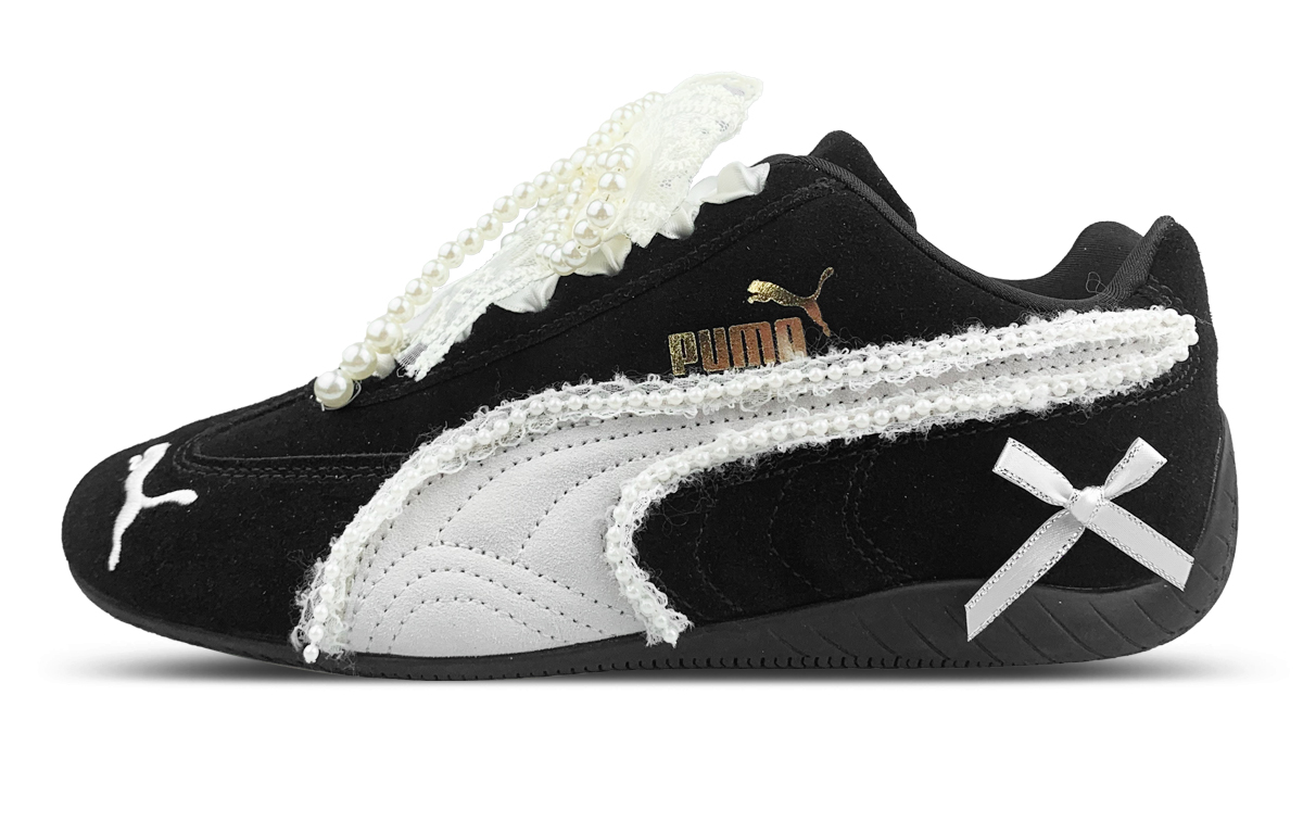 PUMA Speedcat Collection Low top Casual Shoes Unisex Black White
