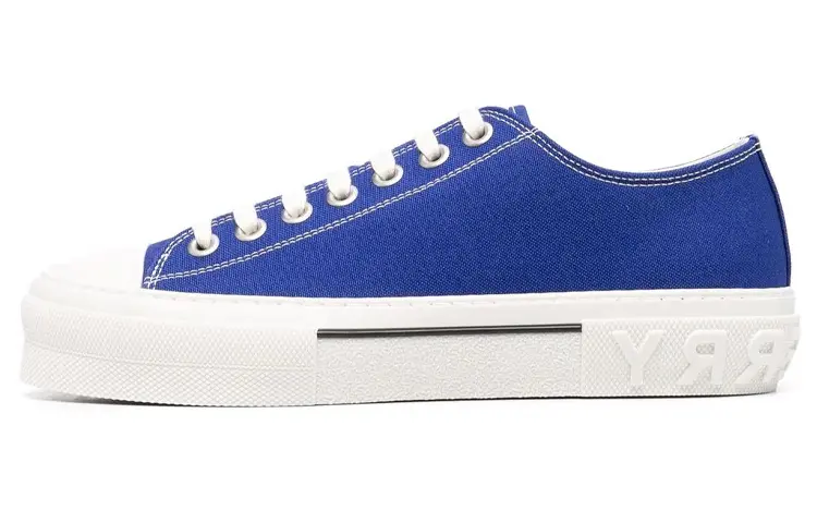 Burberry Jack Flatform Sneakers Blue