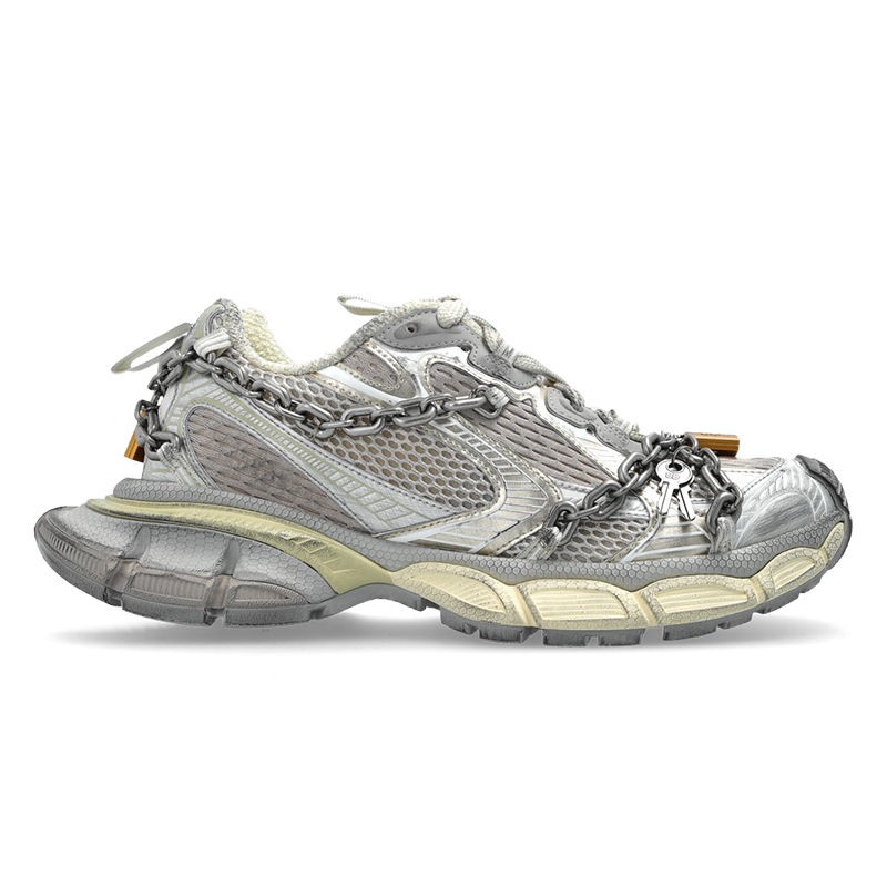 Balenciaga 3XL Low Top Chunky Sneakers Women's Gray купить в интернет-магазине Yoocart с быстрой доставкой по России.