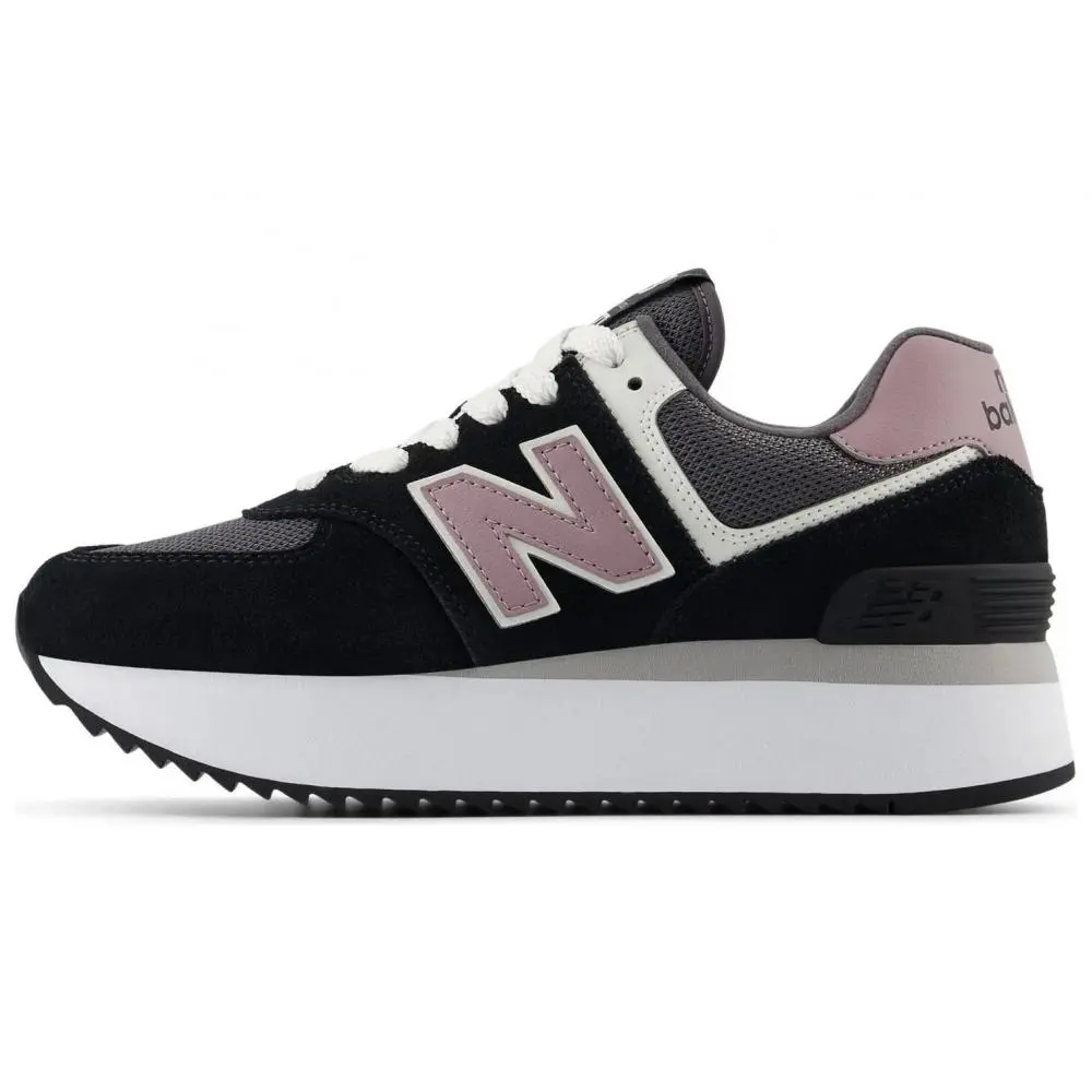 New Balance NB 574+ Low top Casual Running Shoes Women's Black
